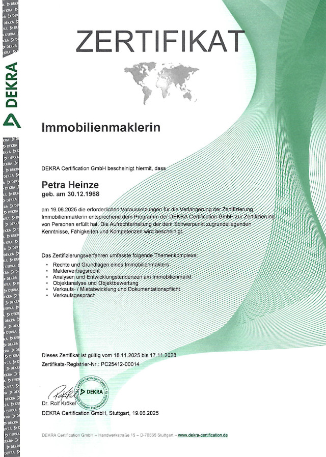 Dekra-Zertifizierung