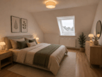 Kleine tolle Wohnung - großer Schritt ins Eigentum! Mit EBK, Stellplatz, Keller! Renoviert und Bezugsfrei! - Schlafzimmer KI