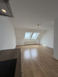 Blick ins Wohn-Esszimmer unmöbliert