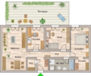 #Ökologische Wohnanlage - Passiv-Wohnung! Barrierefreiheit! Bezugsfrei Ende 2026 - BA_Erdgeschoss WE