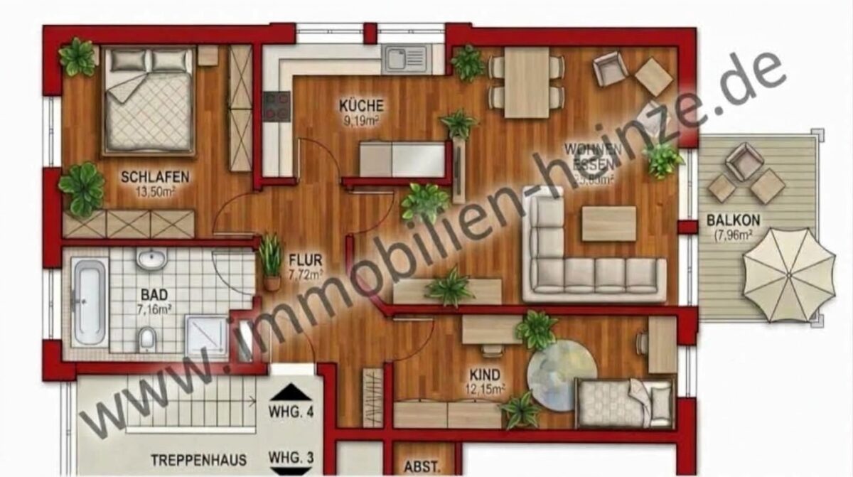 Grundriss WE